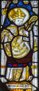 Sant Asa, St Asaph, medieval stained glass